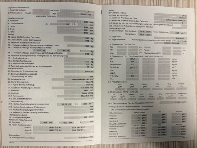 Stationwagen mercedes benz a 180d, type: 245g, variant: 1212p2, versie: mzaz1502, chassisnummer: wdd1760121j539511, bouwjaar: 18/10/2016, met inschrijvingsbewijs deel i, gelijkvormigheidsattest en 2 sleutels. - afbeelding 20 van  36