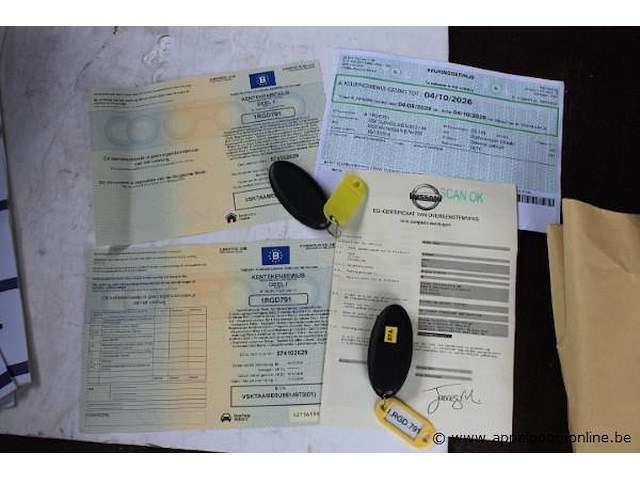 Stationwagen nissan e-nv200, elektrisch, datum 1ste inschrijving 15/12/2016, chassisnummer vsktaam20u0514973, km - afbeelding 9 van  9