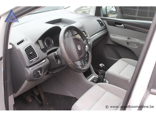 Stationwagen seat, alhambra, vsszzz7nzbv505787, 1e insch 24/11/10, 1968cm³, 100kw, diesel, euro 5, 135414km, kentekenbewijs, gelijkvormigheidsattest, keuring geldig tot 24/11/26 - afbeelding 8 van  20