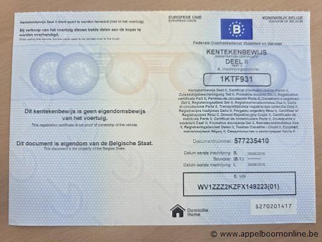 Stationwagen volkswagen caddy, cng, datum 1ste inschrijving 2/1/2015, chassisnummer wv1zzz2kzfx149223, 40003 km, euro 5b - afbeelding 2 van  15