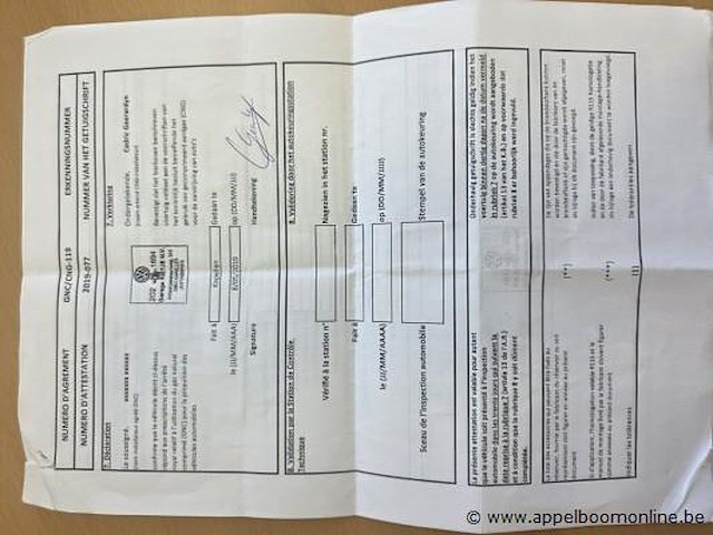 Stationwagen volkswagen caddy, cng, datum 1ste inschrijving 24/6/2015, chassisnummer wv2zzz2kzfx150401, km-stand laatste keuring 54.967, euro 5b - afbeelding 7 van  16