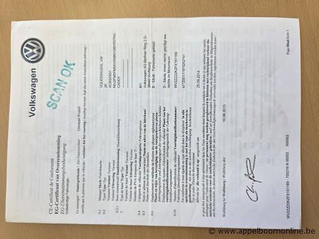 Stationwagen volkswagen caddy, cng, datum 1ste inschrijving 29/6/2015, chassisnummer wv2zzz2kzfx151169, 59,679km, euro 5b - afbeelding 4 van  14