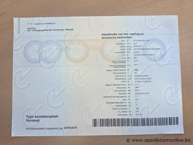 Stationwagen volkswagen caddy, cng, datum 1ste inschrijving 29/6/2015, chassisnummer wv2zzz2kzfx151169, 59,679km, euro 5b - afbeelding 14 van  14