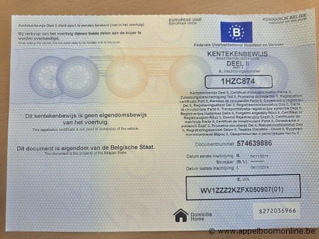 Stationwagen volkswagen caddy, cng, datum 1tse inschrijving 4/11/2014, chassisnummer wv1zzz2kzfx050907, 35497 km, euro 5b - afbeelding 5 van  18