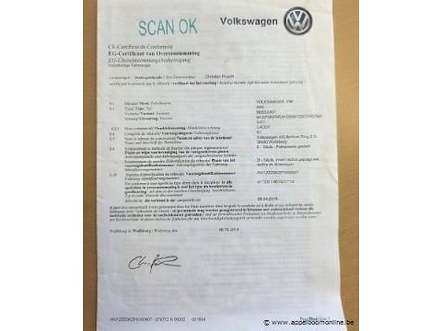 Stationwagen volkswagen caddy, cng, datum 1tse inschrijving 4/11/2014, chassisnummer wv1zzz2kzfx050907, 35497 km, euro 5b - afbeelding 7 van  18