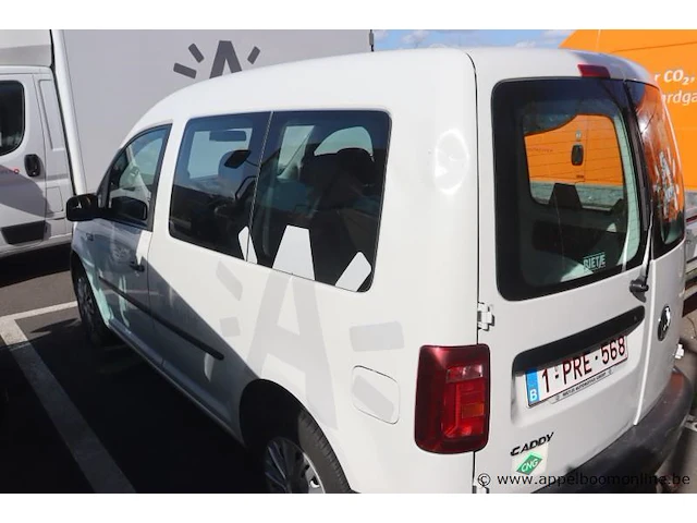 Stationwagen volkswagen caddy, datum 1ste inschr 29/08/2016, km-stand 51865, chassisnr wv2zzz2kzhx027612,cng, euro 6b schade rondom - afbeelding 10 van  14