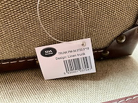 Stax canvas decoratieve opbergkoffers set van 4 - afbeelding 8 van  10