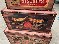 Stax crackers decoratieve opbergkoffers set van 4 - afbeelding 8 van  13