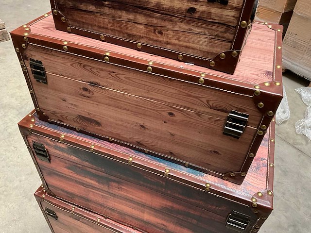 Stax crackers decoratieve opbergkoffers set van 4 - afbeelding 12 van  13