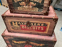 Stax crackers decoratieve opbergkoffers set van 4 - afbeelding 7 van  13
