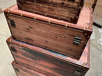 Stax crackers decoratieve opbergkoffers set van 4 - afbeelding 12 van  13