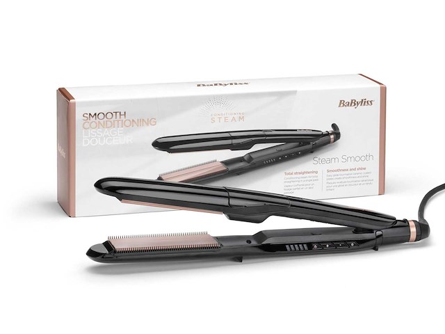 Steam smooth stijltang st493e babyliss - afbeelding 1 van  12