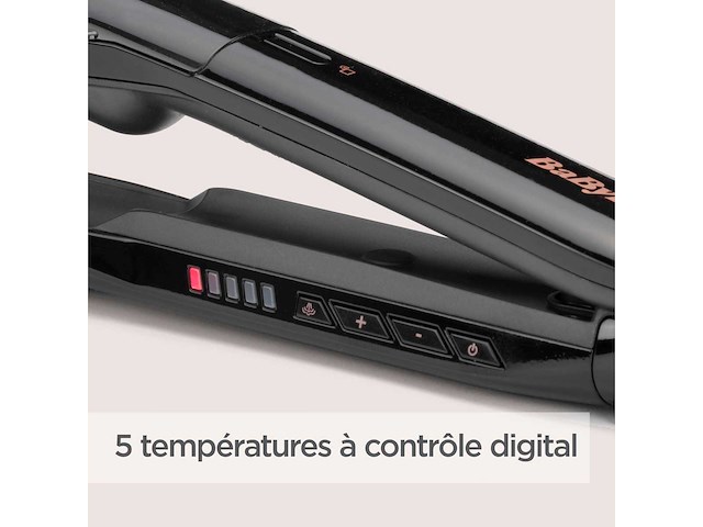 Steam smooth stijltang st493e babyliss - afbeelding 8 van  12