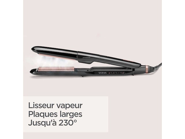 Steam smooth stijltang st493e babyliss - afbeelding 2 van  12