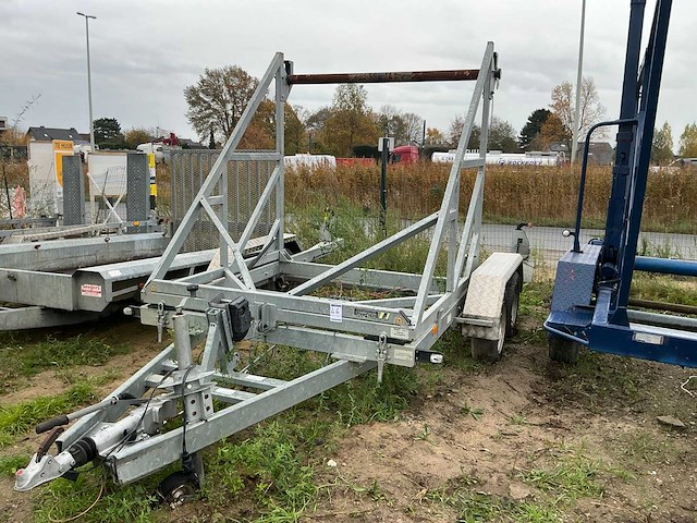 Stedele - cable drum trailer - seb01 - car trailer - 06-09-2023 - afbeelding 1 van  4