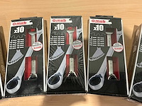 Steek- en ringsleutelset 10 delig (5x) - afbeelding 1 van  2