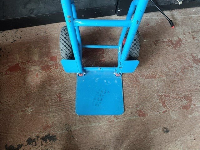 Steekwagen blauwe kleur - afbeelding 4 van  6