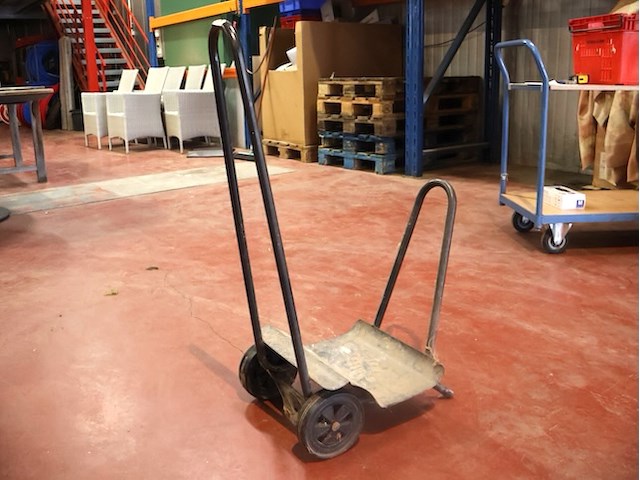 Steekwagen hout - afbeelding 3 van  3