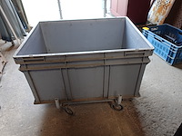 Steekwagen met bak 0,80 x 0,60 m - afbeelding 2 van  4