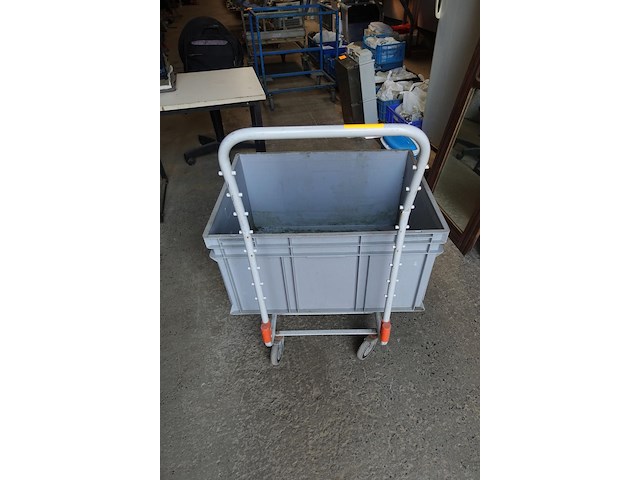 Steekwagen met bak 0,80 x 0,60 m - afbeelding 4 van  4