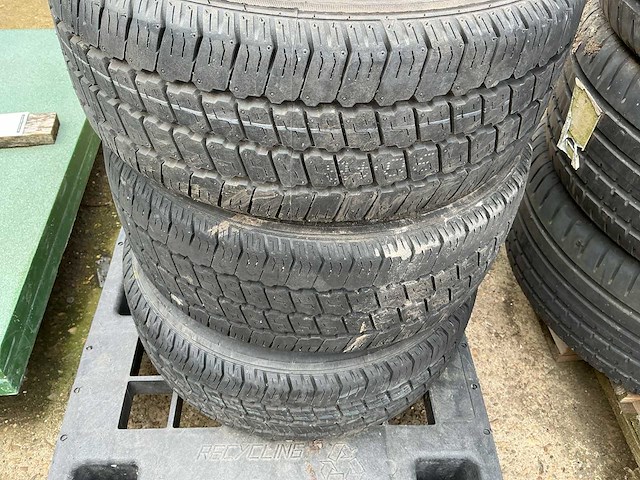 Steel beltred 195/50r13c 104/101n frt aanhangwagen band, wiel en velg (3x) - afbeelding 2 van  2
