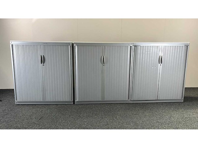 Steelcase - halfhoge roldeurkast - archiefkast (3x) - afbeelding 1 van  6