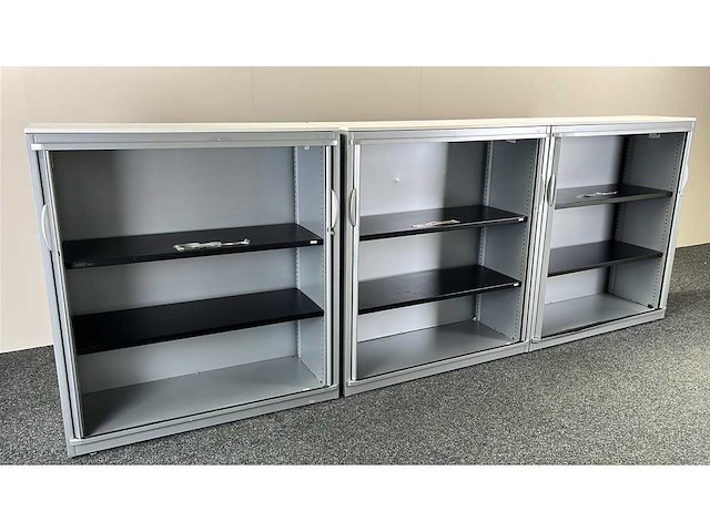 Steelcase - halfhoge roldeurkast - archiefkast (3x) - afbeelding 2 van  6