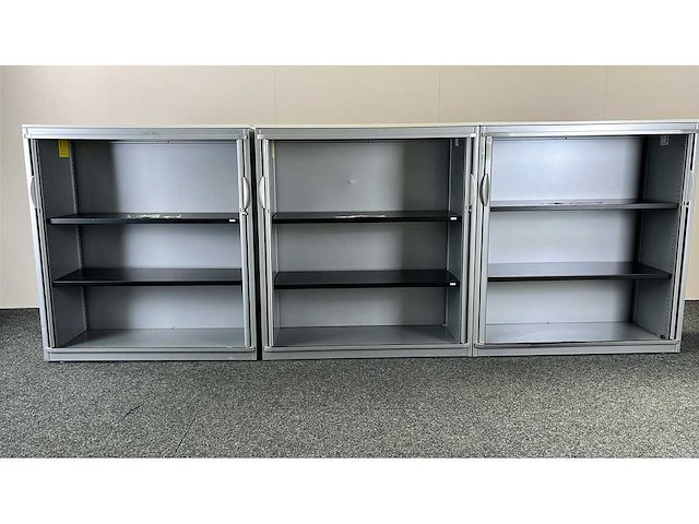 Steelcase - halfhoge roldeurkast - archiefkast (3x) - afbeelding 4 van  6