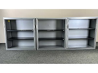 Steelcase - halfhoge roldeurkast - archiefkast (3x) - afbeelding 4 van  6