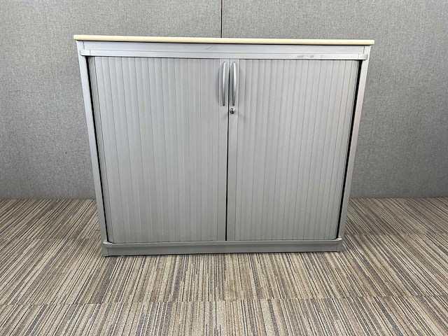 Steelcase - halfhoge roldeurkast h130 - archiefkast (2x) - afbeelding 4 van  10