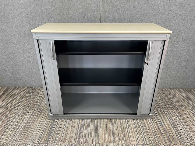 Steelcase - halfhoge roldeurkast h130 - archiefkasten (2x) - afbeelding 6 van  10