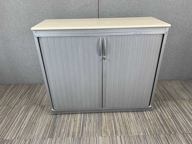 Steelcase - halfhoge roldeurkast h130 - archiefkasten (4x) - afbeelding 3 van  10