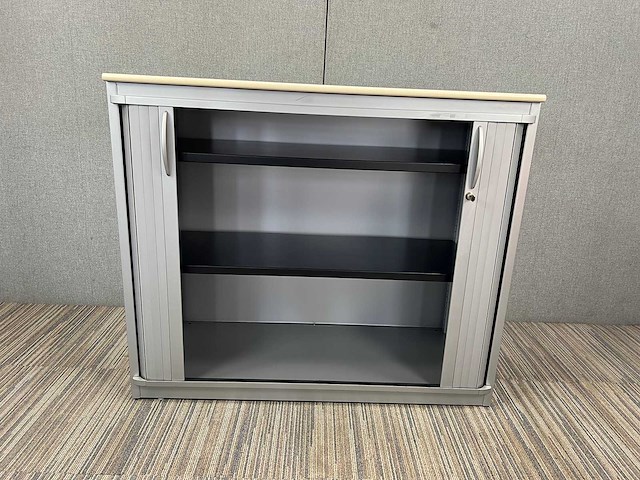 Steelcase - halfhoge roldeurkast h130 - archiefkasten (4x) - afbeelding 7 van  10