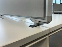 Steelcase bureau-eiland 160x160 (grijze wand) - afbeelding 7 van  10