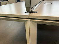 Steelcase bureau-eiland 160x160 (grijze wand) - afbeelding 10 van  10