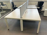 Steelcase bureau-eiland 160x160 (grijze wand) - afbeelding 3 van  10
