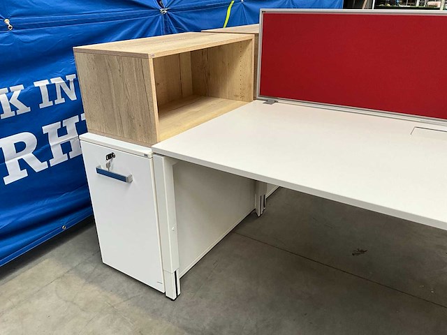 Steelcase bureau-eiland + 2x sedus opbergkast - afbeelding 4 van  10