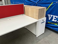 Steelcase bureau-eiland + 2x sedus opbergkast - afbeelding 5 van  10