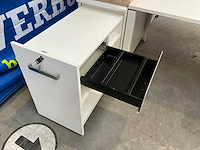 Steelcase bureau-eiland + 2x sedus opbergkast - afbeelding 2 van  8