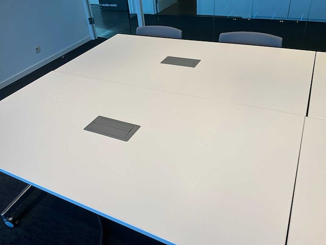 Steelcase mobiele inklapbare vergadertafel (2x) - afbeelding 5 van  17