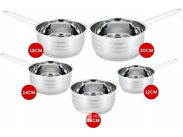 Steelpannenset - afbeelding 3 van  6