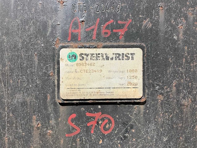 Steelwrist - s70 - graafbak - afbeelding 5 van  13