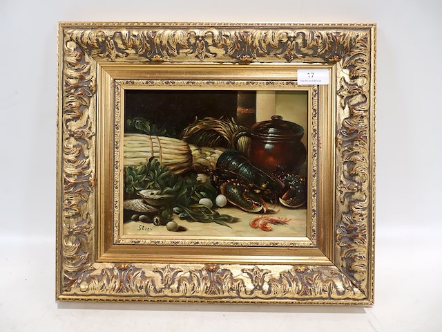 Steen - stilleven kreeft - afbeelding 1 van  6