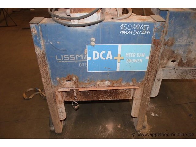 Steenzaag, lissmac, dts 700, 5.5 kw, 400 v, bouwjaar 2013, werking niet gekend - afbeelding 2 van  4