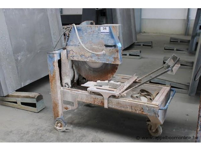 Steenzaag lissmac, dts 700, 5.5 kw, 400v, max. zaagblad ø 700 mm, bouwjaar 2018, werking niet gekend - afbeelding 1 van  3