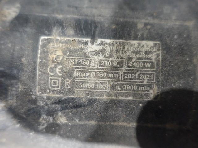 Steenzaagmachine eibenstock - afbeelding 3 van  3