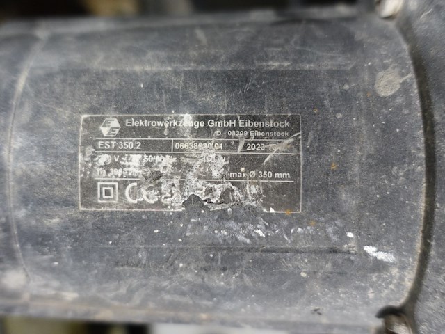 Steenzaagmachine eibenstock - afbeelding 3 van  3