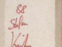 Stefan kurzen (1963), '3 freunde', 1988, oil on canvas, 23 x 18 cm. (9.06 x 7.08 in.) - afbeelding 4 van  4