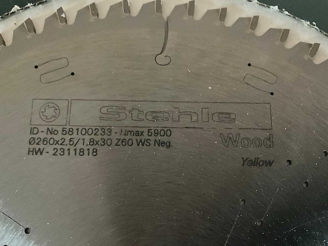 Stehle z60 ws zaagblad - afbeelding 5 van  6