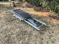 Steigerplatform / werkbordes 200x150 cm, metalen frame - afbeelding 2 van  3